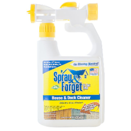 Spray & Forget House and Deck Cleaner 32 oz. Liquid (Pack of 6)