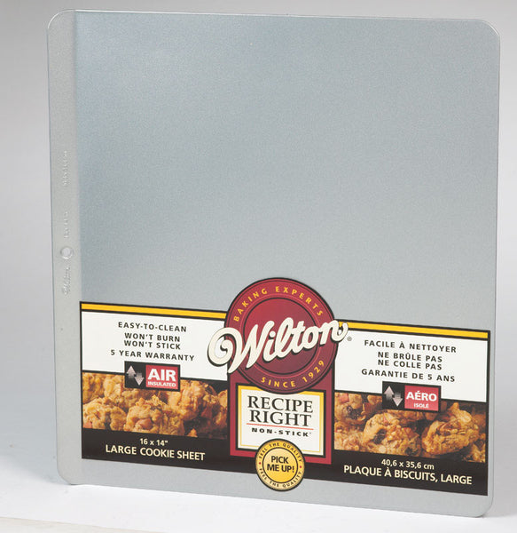 Wilton 2105-977 Recipe Right Air Cookie Sheet, 16 x 14 Inch, Large