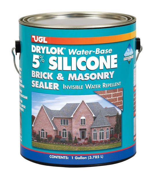 DRYLOK Clear Water-Based 5% Silicone Brick and Masonry Sealer 1 gal. (Pack of 2)