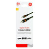 GE 6 ft. Coaxial Cable