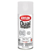 Krylon  Dual  Flat  White  Paint + Primer Spray Paint  12 oz. (Pack of 6)