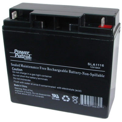 Sealed Lead Acid Battery, 12-Volt, 18-Amp