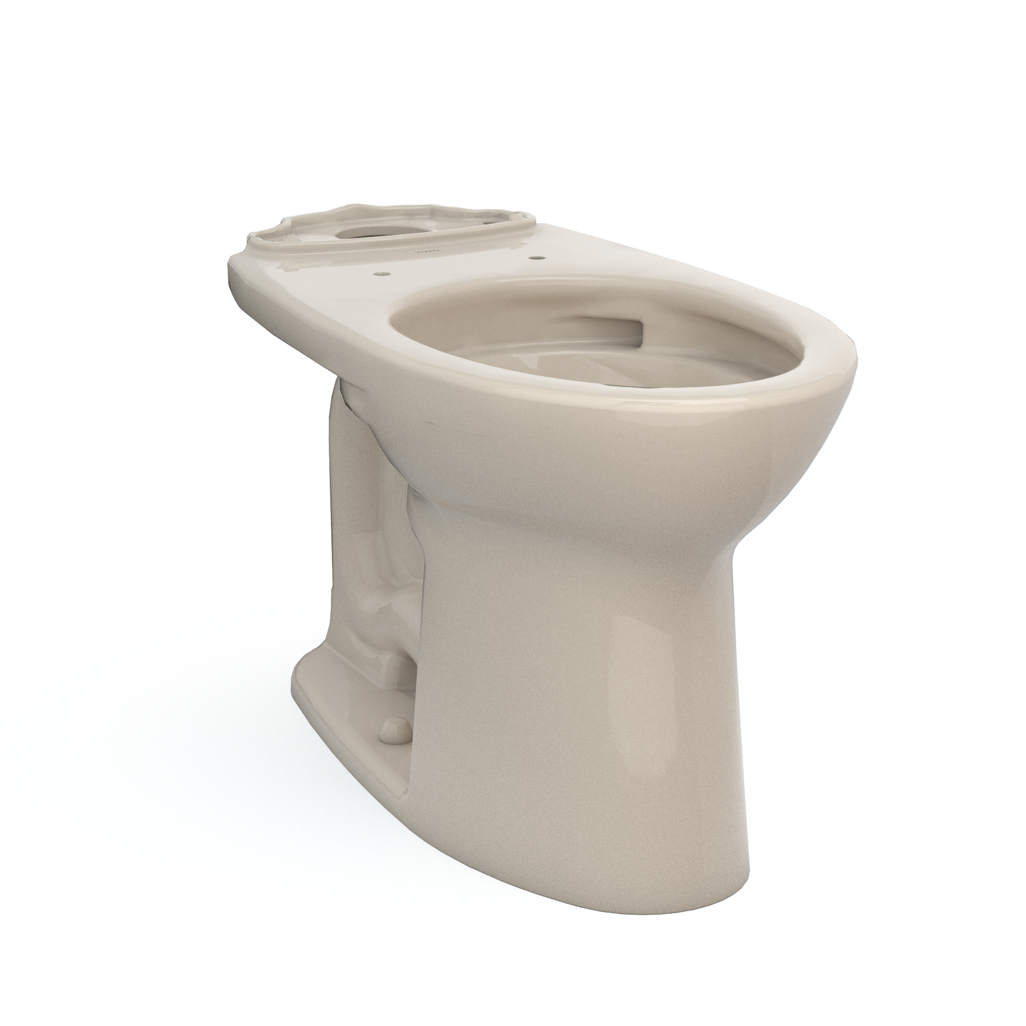TOTO® Drake® Elongated Universal Height TORNADO FLUSH® Toilet Bowl wit ...
