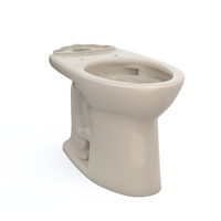TOTO® Drake® Elongated Universal Height TORNADO FLUSH® Toilet Bowl with CEFIONTECT®, Bone - C776CEFG#03