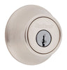 Kwikset  Satin Nickel  Metal  Deadbolt