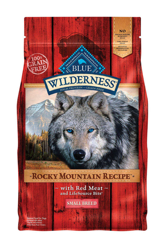 Blue Buffalo  Blue Wilderness  Rocky Mountain Red Meat  Dry  Dog  Food  Grain Free 4 lb.