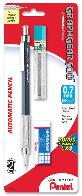 Pentel Pg527Lebp 0.7 Medium Graphgear 500™ Automatic Pencil