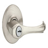 Kwikset  Dorian  Satin Nickel  Entry Lockset  ANSI/BHMA Grade 3  1-3/4 in.