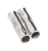 Forney Butt Connector Zinc-Plated 2 pk