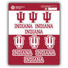 Indiana University 12 Count Mini Decal Sticker Pack