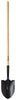 Home Plus Steel 8 in. W x 56.75 in. L Round Point Shovel Wood (Pack of 6)