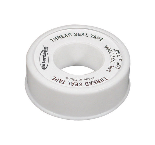 IPG White 0.5 in. W X 260 in. L Thread Seal Tape