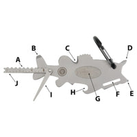 UST Brands Tool A Long Bass Multi-Tool Silver 1 pc.