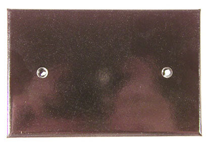 Leviton 000-85114-0 Single Gang Brown Box Mount Plastic Blank Wallplate