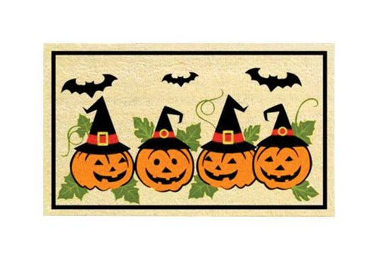 Pumpkin Doormat 18x30"