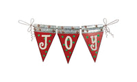 Metal Joy Banner (Pack of 4)