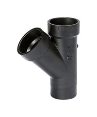 Mueller 1-1/2 in. Spigot X 1-1/2 in. D Hub ABS Street Wye 1 pk