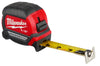 Milwaukee  26 ft. L x 1 in. W Compact Wide Blade  Magnetic Tape Measure  Black/Red  1 pk