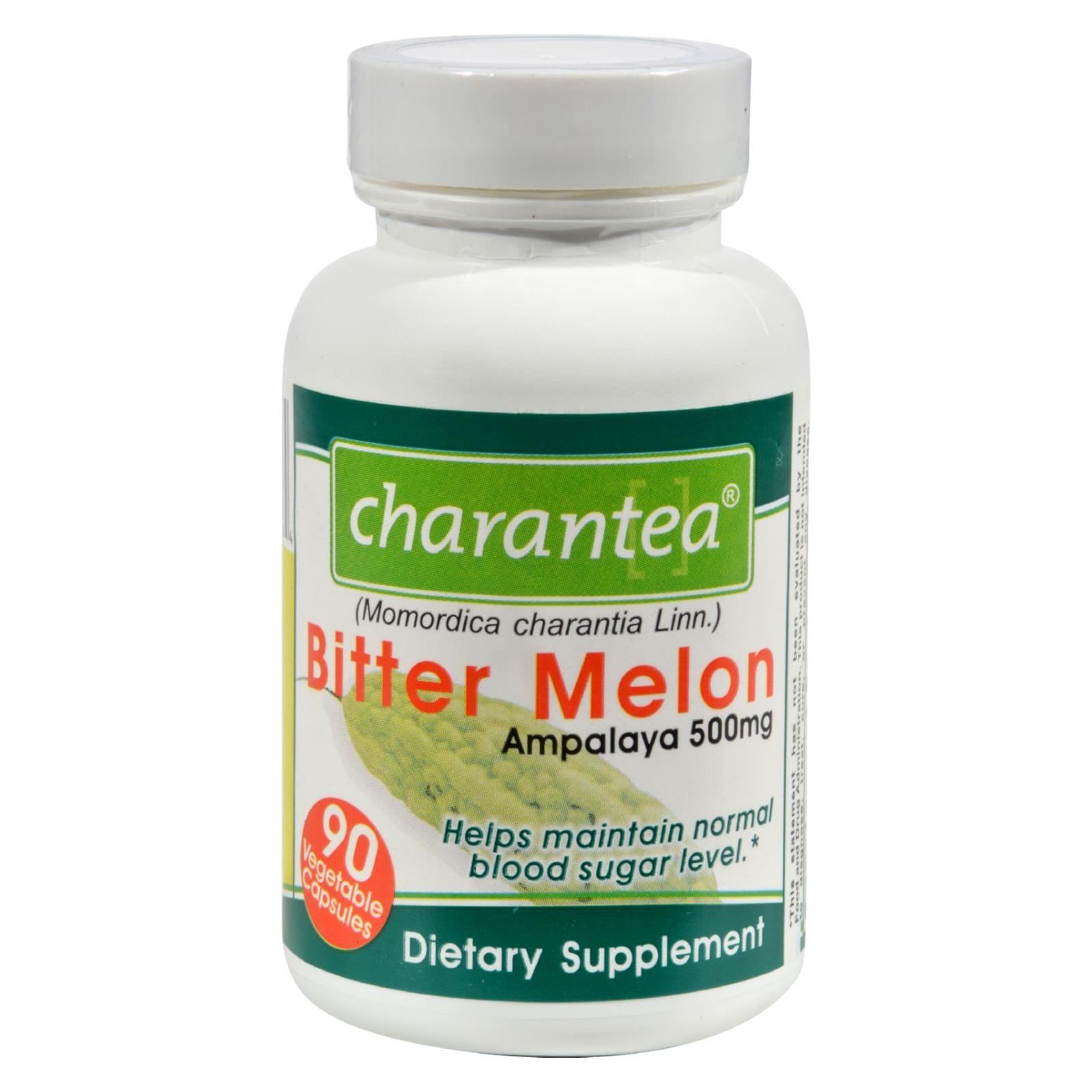 Charantea Bitter Melon - 500 mg - 90 Vegetarian Capsules | Max Warehouse