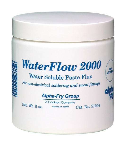 Alpha Fry Water Flow 2000 8 oz Lead-Free Soldering Paste Flux 1 pc