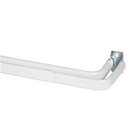 Kenney White Curtain Rod 48 in. L X 84 in. L