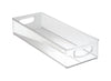 iDesign 0.17 cu ft Clear Storage Bin 3 in. H X 6 in. W X 16 in. D