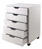 Winsome 26.30 in. H X 19.21 in. W X 15.98 in. D White Wood Cabinet