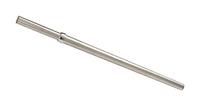 Lido 120 in.   L X 1-3/8 in.   D Adjustable Brushed Stainless Steel Closet Rod