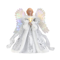 Mr. Christmas LED White Angel Tree Topper