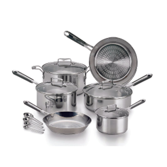 T-Fal PerformaPro Stainless Steel Cookware Set Silver