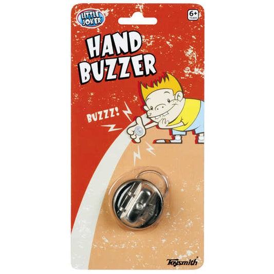 Toysmith Classic Prank Metal Little Joker Hand Buzzer for Ages 6+ Years