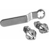 Bell Chrome Plated Steel Automotive Binding Regular Anti-Theft License Plate Fastener