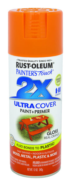 Rust-Oleum 2X Ultra Cover 6-Pack Gloss Gold Metallic Spray Paint and Primer  In One (NET WT. 12-oz) in the Spray Paint department at
