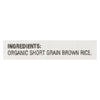 Lundberg Family Farms Short Grain Brown Rice - Single Bulk Item - 25LB