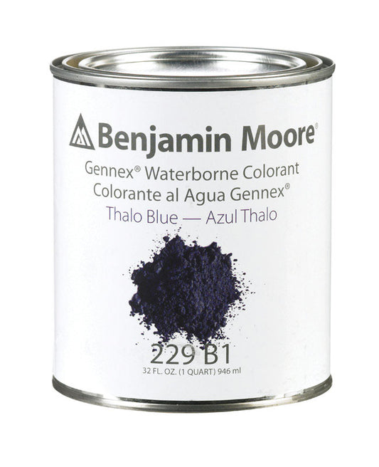 Benjamin Moore  Gennex  Thalo Blue  Colorant Systems  1 qt.