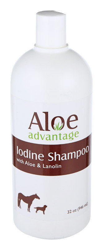 Aloe Advantage  Liquid  Iodine Shampoo  For Horse 32 oz.