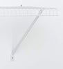 12-Pack 16-In. White Shelf Bracket