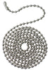 Westinghouse .011 Gauge Gray Chrome Decorative Chain 1/8 in. D 144 in.
