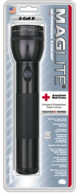 Maglite Black Incandescent Flashlight D Battery