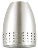 Westinghouse Cylindrical Brushed Nickel Metal Fan/Fixture Shade 1 pk