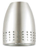 Westinghouse Cylindrical Brushed Nickel Metal Fan/Fixture Shade 1 pk
