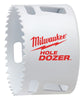 Milwaukee  Hole Dozer  3-1/8 in. Dia. x 1-5/8 in. L Bi-Metal  Hole Saw  1/4 in. 1 pc.