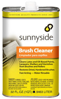 Brush Cleaner, Water-Rinsable, 1-Qt. (Pack of 12)