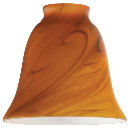 Westinghouse 8136300 2-1/4" Burnt Amber Swirl Bell Lamp Shade (Pack of 4)