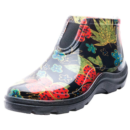 Sloggers Women's Garden/Rain Ankle Boots 6 US Midsummer Black