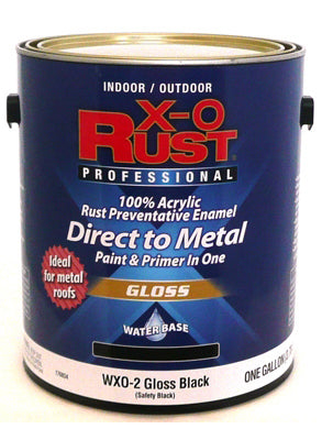 Rust Preventative Paint & Primer, Direct to Metal, Gloss Black, Gallon (Pack of 2)