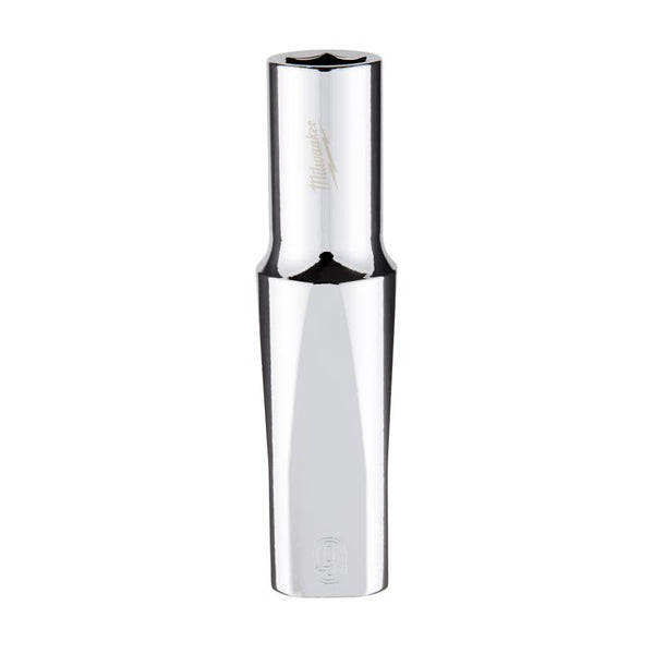 Dado profundo estándar de 6 puntas métrico de 9 mm x 3/8 pulg. de Milwaukee, 1 pieza