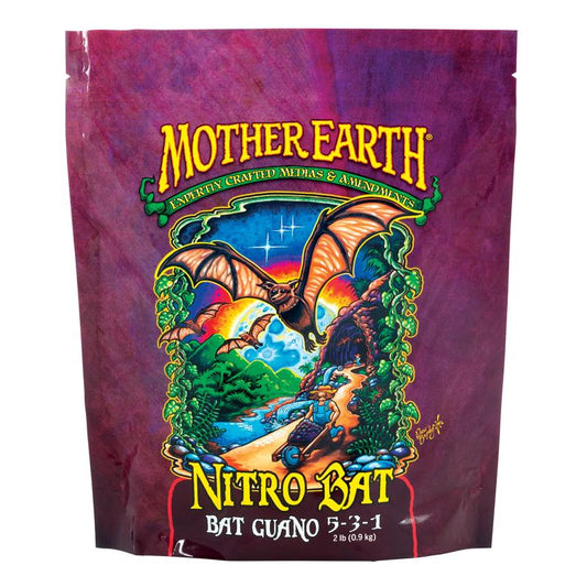 Mother Earth Nitro Bat Guano Hydroponic Plant Supplement 2 lb.