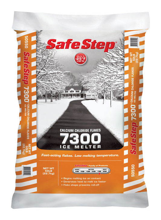 Safe Step Calcium Chloride Chemical Flake Ice Melt 50 lbs.