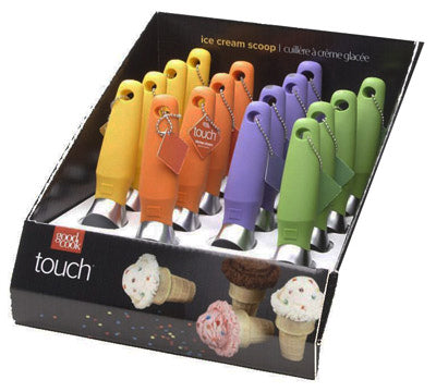 Good Cook Touch Assorted Chrome Ice Cream Scoop (Pack of 16)